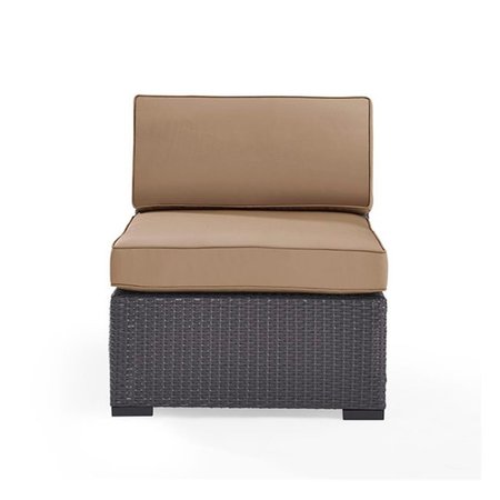 VERANDA Biscayne Armless Chair With Cushions - Mocha VE657922